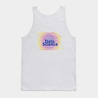 Data Science Word Cloud | Plasma Palette Tank Top